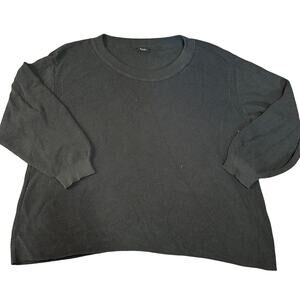 MOSSIMO DUTTI Women's Crewneck Knit Sweater Size M In Black